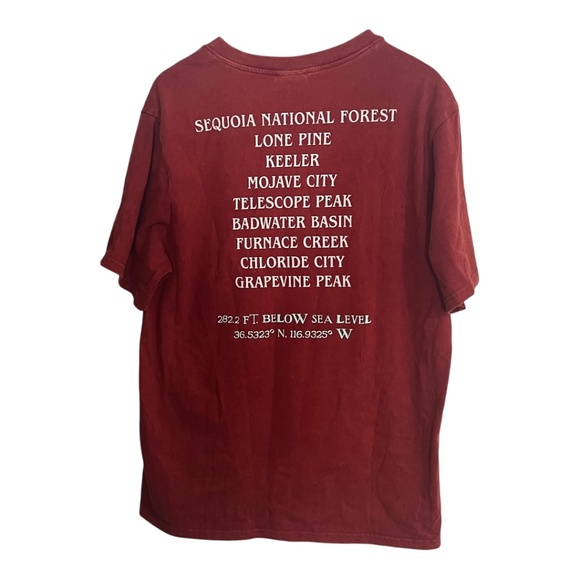 Death Valley Marathon Coney Island Picnic Rust Colored T-Shirt XL NWT - Picture 2 of 4